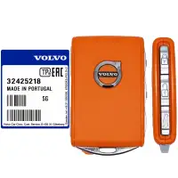 2016-2027 Volvo Smart Remote Key 32425218 YG0HUF8423MS 4 Button (Orange)