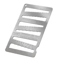 LAB 6-N-1 Key Gauge for Locksmith Pinning