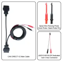 OBDSTAR CAN DIRECT-V2 CAN Bus Gateway Bypass Cable for Key Programming
