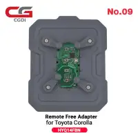 CGDI No.09 Remote Free Adapter for Toyota Corolla HYQ14FBN — for CGDI K2 & AutoKeyUnlocker Mini KR