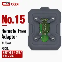 CGDI No.15 Remote Free Adapter for Nissan KR5TXN1 / XN3 / XN4 / XN7 — for CGDI K2 & AutoKeyUnlocker Mini KR