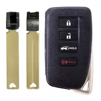 Remote Shell for Lexus Smart Remote 4 Button with Key Insert