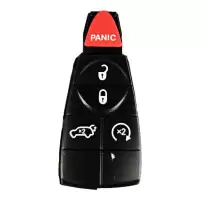 Remote Key Rubber Pad 5 Button With Remote Start and Rear Hatch
