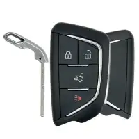 Smart Remote Key Shell for Cadillac CT4 / CT5 4 Button With Trunk