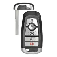 Smart Remote Shell for Ford Edge, Explorer, Expedition 5 Button with Blade HU101