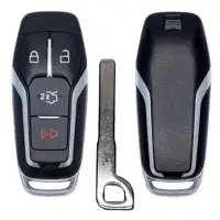 Smart Remote Shell for Ford Edge, Explorer, Fusion, Mustang 4 Button with Blade HU101