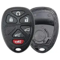 Remote Key Fob Shell For Chevrolet GMC 5+1 Button With Battery Holder