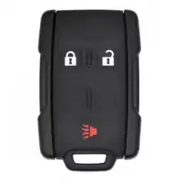 Keyless Entry Remote Key Shell for Chevrolet, GMC 3 Button M3N32337100 Black