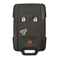 Keyless Entry Remote Key Shell for Chevrolet, GMC 4 Button Tailgate Black FCCID: M3N-32337200
