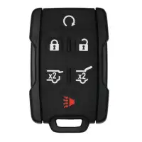 Remote Key Fob Case Shell for GMC Chevrolet 6 Buttons M3N-32337100 Black