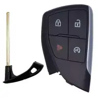 Smart Remote Key Shell for Chevrolet 4 Button Remote Start FCCID: YGOG21TB2