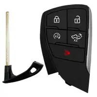 Smart Remote Key Shell for Chevrolet GMC 5 Button Power Tailgate FCCID: YG0G21TB2