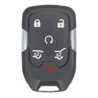 Smart Remote Car Key Shell Replacement for Chevrolet GMC 5+1 Buttons