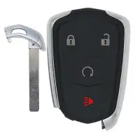 Smart Remote Key Shell for Cadillac 4 Button Remote Start HYQ2EB