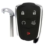 Smart Remote Key Shell for Cadillac 5 Button Sedan HYQ2AB