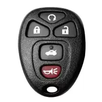 Keyless Entry Remote Shell For GMC Chevrolet 4+1 Button