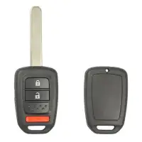 Remote Head Key Shell for Honda CR-V Crosstour Fit 3 Button MLBHLIK6-1T