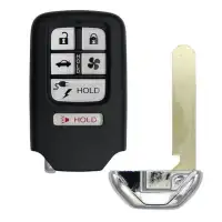 Smart Remote Key Shell for 2018-2021 Honda Clarity 6 Button With Charge Button