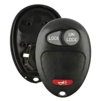 Remote Key Shell For Chevrolet, GMC, Olds, H3, Pontiac 3 Button