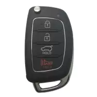 Flip Remote Key Shell For Hyundai Santa Fe 4 Button HY17 Blade