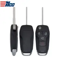 ILCO Flip Remote Key Shell for 2013-2016 Ford Fusion 4 Button SHELL-FORD-FLIP4B1