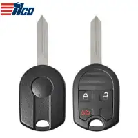 ILCO Remote Head Key Shell for 2005-2017 Ford 3 Button SHELL-FORD-RHK3B1