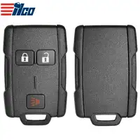 ILCO Keyless Remote Key Shell for 2014-2019 GM 3 Button SHELL-GM-RKE3B3