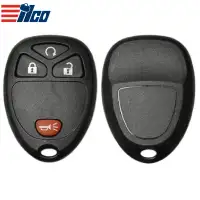 ILCO Keyless Remote Key Shell for 2007-2016 GM 4 Button SHELL-GM-RKE4B1