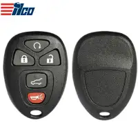 ILCO Keyless Remote Key Shell for 2007-2016 GM 5 Button SHELL-GM-RKE5B1