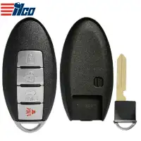 ILCO Smart Remote Key Shell for 2007-2015 Nissan 4 Button SHELL-NIS-PRX4B1