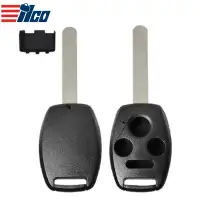 ILCO Remote Head Key Shell for 2008-2015 Honda Accord, Pilot 4 Button SHELL-HON-RHK4B1