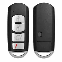 Remote Key Shell For Mazda with 4 Button Blade MAZ24R