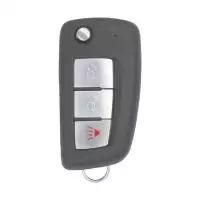 Flip Key Fob Case For Nissan Rogue 2+1 Buttons