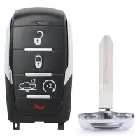 Smart Remote Key Shell for Ram 1500 5 Button for FCCID: OHT-4882056