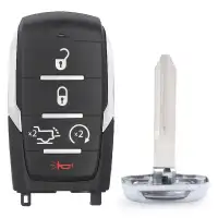 Smart Remote Key Shell for RAM 1500 5 Button for FCCID: 0HT4882056, OHT4882056
