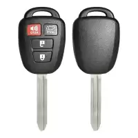 Remote Head Key Shell For Toyota 4 Button TOY43 Blade (Clip-on)