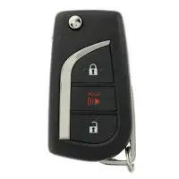 Flip Remote Key shell for Toyota 3 Button