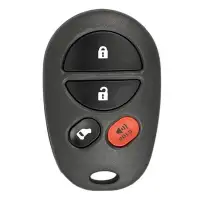 Keyless Entry Remote Key Shell for Toyota Sienna 4 Button Sliding Door For FCCID: GQ43VT20T