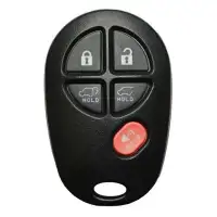 Keyless Remote Key Shell For Toyota Highlander 5 Button for FCCID: GQ43VT20T