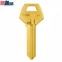ILCO CO88-BR Corbin Russwin Key Blank – Brass, 6-Pin