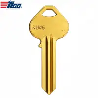 ILCO RU45-BR Corbin Russwin D1 Key Blank – Brass, 5-Pin