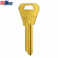 ILCO WR4-BR Weiser Key Blank – Brass, 6-Pin