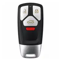 Smart Remote Key Shell for Audi 4 Button Used with IKCBAU4P Circuit board