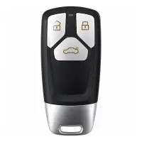 Smart Remote Key Shell for Audi 3 Button Used With IKCBAU4P Circuit Board