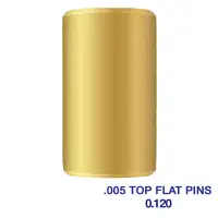 LAB 1.20 120V4 Universal Top Flat Pins .005 - Vial of 150
