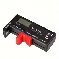 BT-168D PRO Battery Tester – Digital Battery Voltage Checker for 1.5V & 9V Batteries