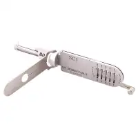 AKK SC1 5Pin Schlage Anti Glare 2-in-1 Pick & Decoder Residential