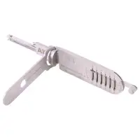 AKK SC4 6 Pin Schlage Anti Glare 2-in-1 Pick & Decoder Residential