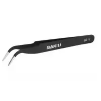 Baku BK-15 Curved Tweezer with Black Antistatic Coating