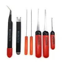 WEDGECO Broken Key Extractor Tool Set (#8000) – 7-Piece Professional Kit